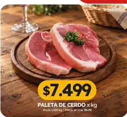 Cordiez Paleta de cerdo oferta