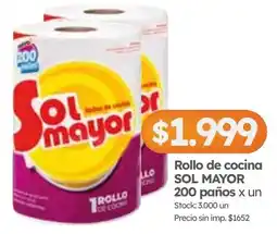 Cordiez Sol mayor rollo de cocina oferta