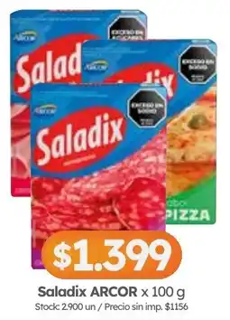 Cordiez Saladix ARCOR oferta