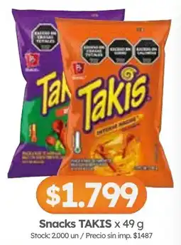 Cordiez Takis snacks oferta