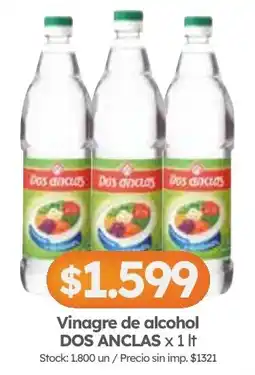 Cordiez Dos anclas vinagre de alcohol oferta