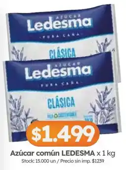 Cordiez Ledesma azúcar clásica oferta