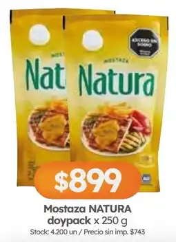 Cordiez Natura mostaza oferta
