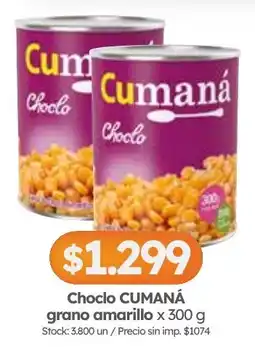 Cordiez Cumaná choclo oferta