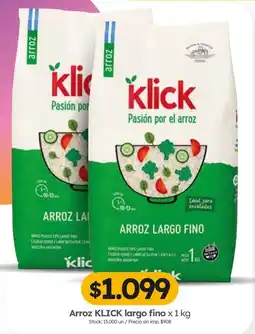 Cordiez Klick arroz largo fino oferta