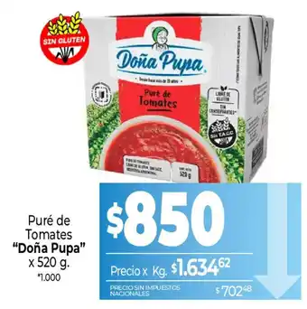 Doña Pupa puré de tomates