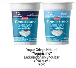 La Anonima Yogurísimo yogur griego natural oferta