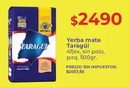 Supermercados Vea Taragui yerba mate oferta