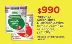 Supermercados Vea Yogur la serenisima nutricion activa oferta