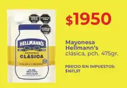 Supermercados Vea Hellmann's mayonesa clásica oferta