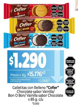 La Anonima Cofler galletitas con relleno oferta