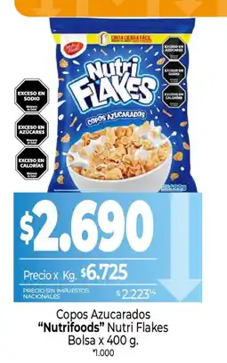 La Anonima Nutrifoods copos azucarados oferta