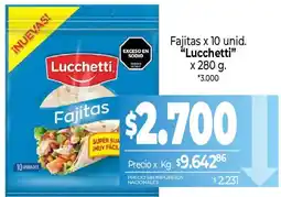 La Anonima Lucchetti fajitas oferta