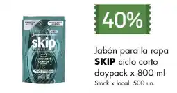 Jumbo Skip jabón para la ropa ciclo corto oferta