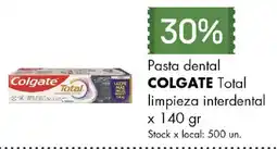 Jumbo Colgate pasta dental total limpieza interdental oferta