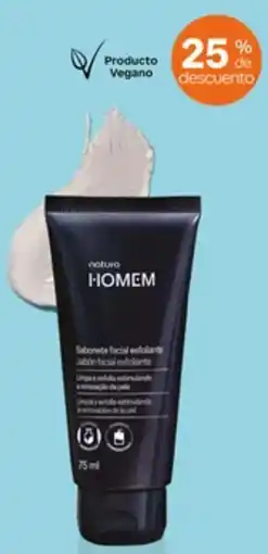 Natura Natura i-homem sabonete facial exfoliante oferta