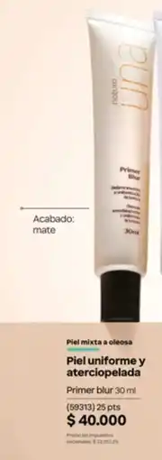 Natura Piel uniforme y aterciopelada oferta