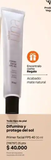 Natura Primer facial fps 40 oferta