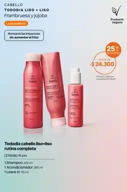 Natura Tododia cabello liso+liso oferta