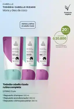 Natura Tododia cabello rizado oferta
