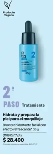 Natura Faces booster hidratante facial con efecto refrescante oferta
