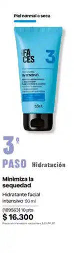 Natura 3 Faces hidratante facial intensivo oferta