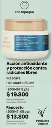 Natura Neura lumina máscara hidratante oferta