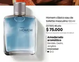 Natura Evolva homem clásico eau de toilette masculino oferta