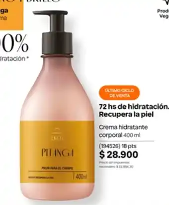 Eros pitanga pulpa para el cuerpo