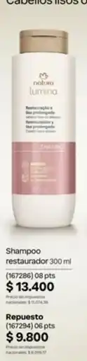 Natura Natura lumina shampoo restaurador oferta