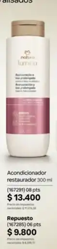 Natura Natura lumina acondicionador restaurador oferta