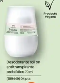 Natura Biodia desodorante roll on antitranspirante prebiótico oferta