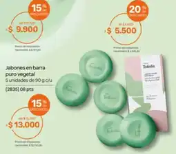 Natura Tododia jabones en barra puro vegetal oferta