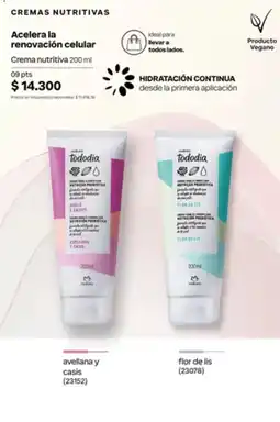 Natura Tododia cremas nutritivas oferta
