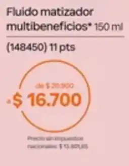 Natura Fluido matizador multibeneficios oferta