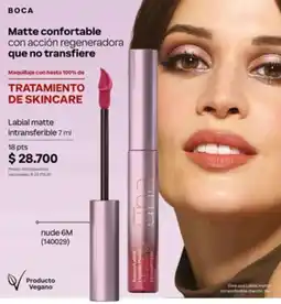 Natura Una labial matte intransferible oferta