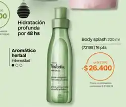 Natura Tododia body splash oferta