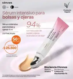 Natura Sérum intensivo para bolsas y ojeras oferta