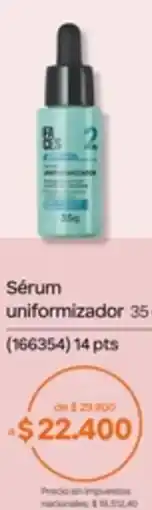 Natura Facs serum uniformizador oferta