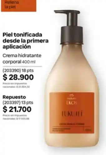 Crema hidratante corporal