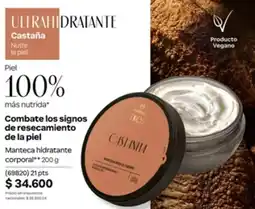 Natura Ekos manteca hidratante corporal castaña oferta