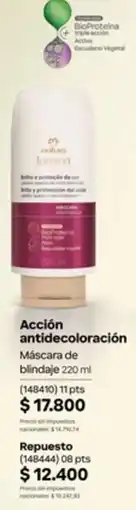 Natura Natura lumina máscara de blindaje oferta