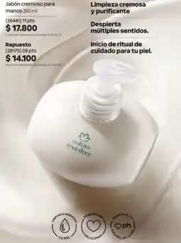 Natura Jabón cremoso para manos oferta