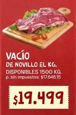 Supermercados Vea Vacío de novillo oferta