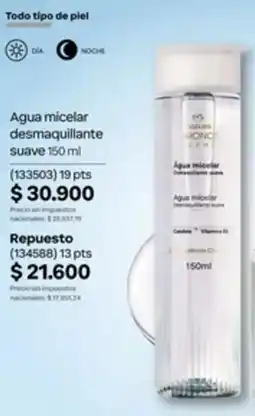 Natura Kronos agua micelar desmaquillante suave oferta