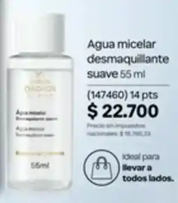 Natura Cedinos agua micelar desmaquillante suave oferta