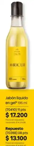 Natura Huricuh jabón líquido en gel oferta