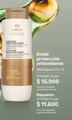 Natura Natura lumina Antiseñales regenerador capilar oferta