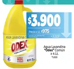 La Anonima Odex agua lavandina común oferta