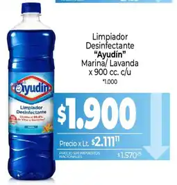 La Anonima Ayudín limpiador desinfectante oferta